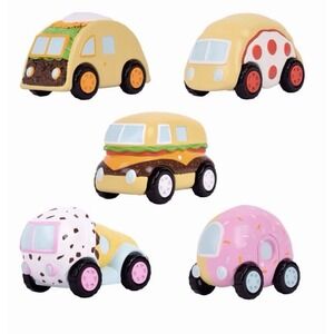 Maxx Action Food Truck Series 5 Piece Mini Vehicle Playset NEW